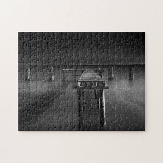 Verlassenes Dock in See Monroe Puzzle (Horizontal)