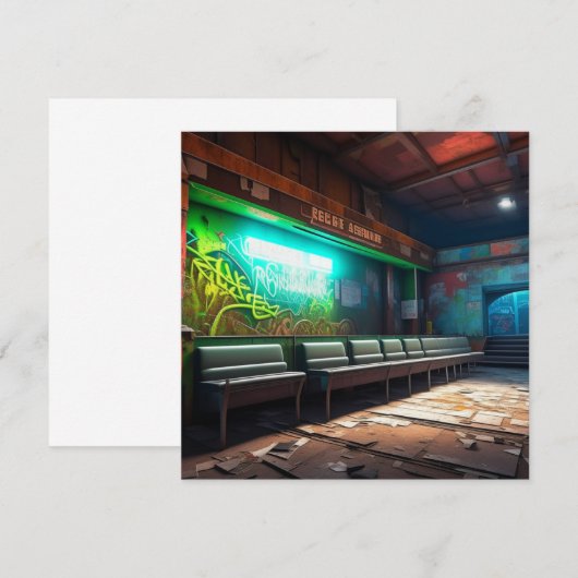 Verlassenes Gebäude Urban Decor (Vorne/Hinten)