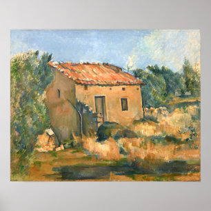 Verlassenes Haus in der Nähe von Aix Paul Cezanne Poster