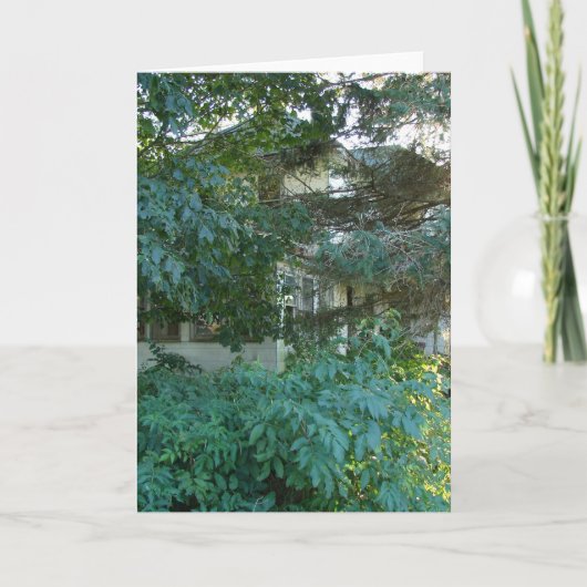 Verlassenes Haus Karte (Vorderseite)