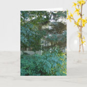 Verlassenes Haus Karte (Gelbe Blume)