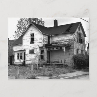 Verlassenes Haus Postkarte