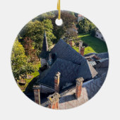 Verlassenes Schloss Keramik Ornament (Hinten)