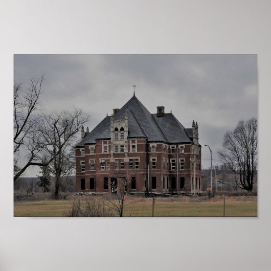 Verlassenes Staats-Krankenhaus Poster (Vorne)