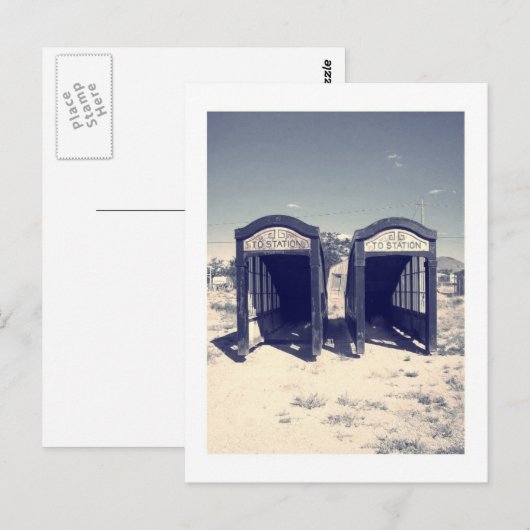 verlassenes Wunderland Postkarte (Vorne/Hinten)