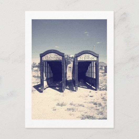 verlassenes Wunderland Postkarte (Vorderseite)