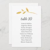 Verlasst Oliven. Klassische Tischnummer mit Sitzge (Vorne/Hinten)