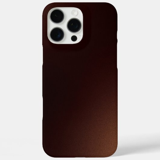 Verlauf braune Farbe Case-Mate iPhone Hülle (Rückseite)