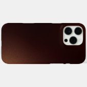 Verlauf braune Farbe Case-Mate iPhone Hülle (Rückseite (Horizontal))