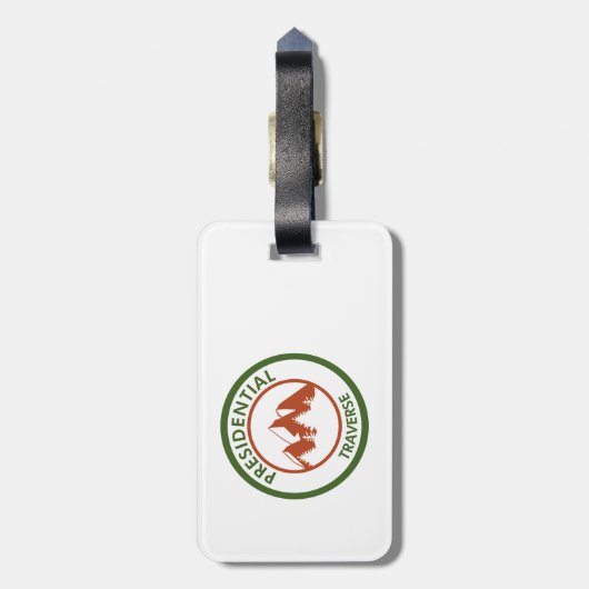 Verlauf des Präsidenten Gepäckanhänger (Rückseite vertikal)