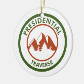 Verlauf des Präsidenten Keramik Ornament (Links)