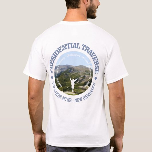 Verlauf des Präsidenten T-Shirt (Rückseite)