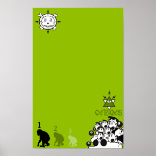 Verlauf mit 3 Schritten Poster