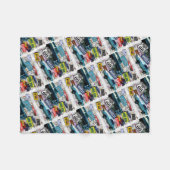 Verlegen Sie 66, Vintage Autos, Straßen-Reisen Fleecedecke (Vorderseite (Horizontal))