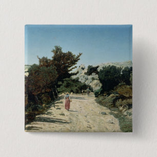 Verlegen Sie de la Gineste, nahe Marseille, 1859 Button