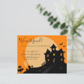 Verlegung der Ankündigung Spuk House Halloween (Stehend Vorderseite)
