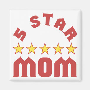 Verleihe 5 Sterne-Mama Magnet
