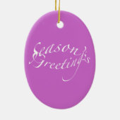 Verleiher & Bee Christmas Ornament (Hinten)