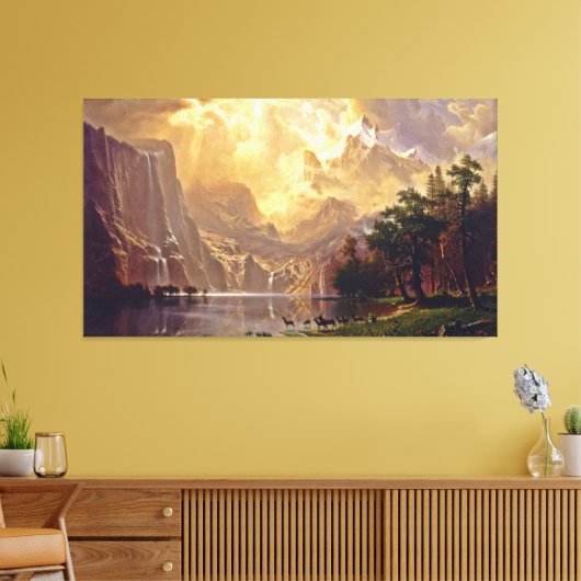 Verleiher von Amerikas Frontier Fine Art Leinwanddruck (Insitu (Wohnzimmer))