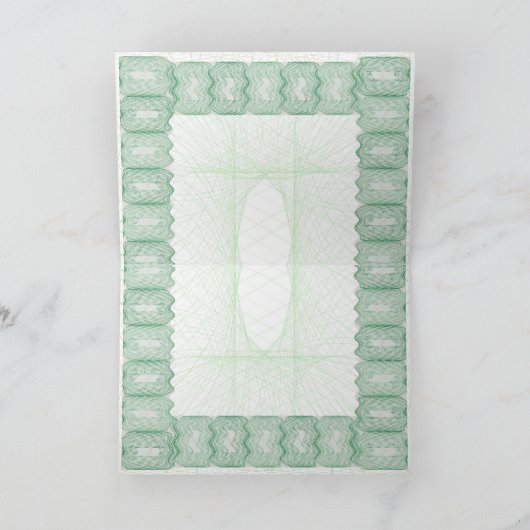 Verleihung der besten Opa-Zertifikat-Karte der Wel Karte (Innenseite)