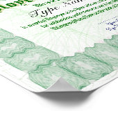 Verleihung des "Mitarbeiter des Jahres" Poster (Ecke)