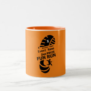 Verleihung des Preises "Fun Run Event Ursache Wohl Zweifarbige Tasse