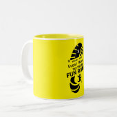 Verleihung des Preises "Fun Run Event Ursache Wohl Zweifarbige Tasse (Vorderseite Links)