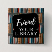 Verleihung Ihrer Bibliothek Button (Vorderseite)