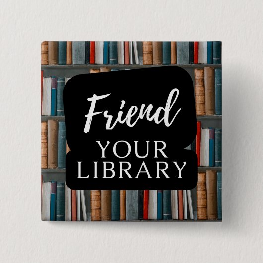 Verleihung Ihrer Bibliothek Button (Vorderseite)