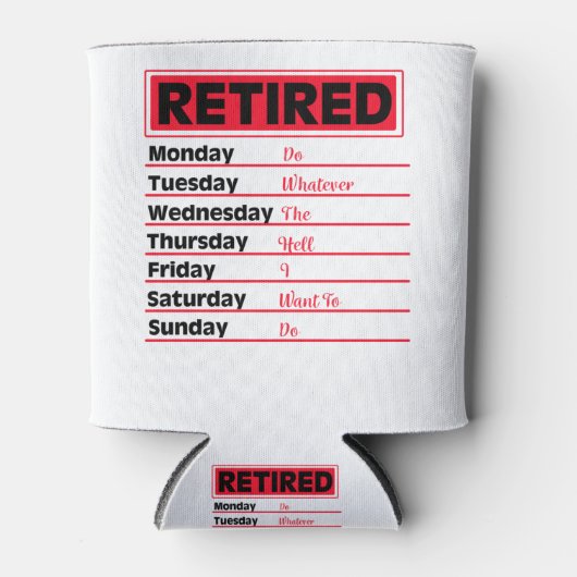 Verleihung von Geschenken für das Jahr 2020 Dosenkühler (Vorderseite)