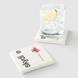 Verletzen Sie sich nicht Skydiver Steinuntersetzer