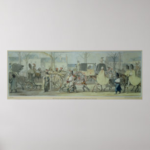 Verletzte französische Soldaten, die Paris Poster