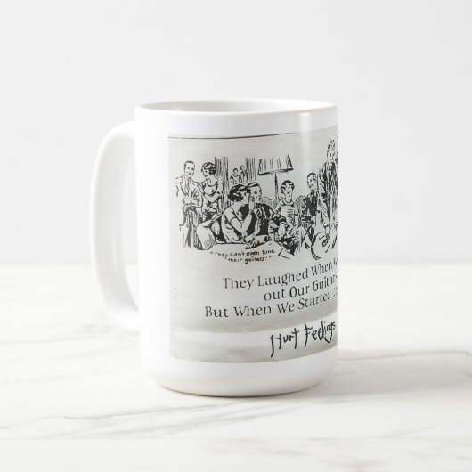 Verletzte Gefühls-Tasse Kaffeetasse (Vorderseite Links)