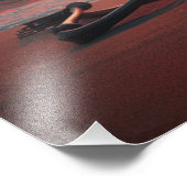 Verletzte Herzen sprechen heftig | Fotodruck (Ecke)