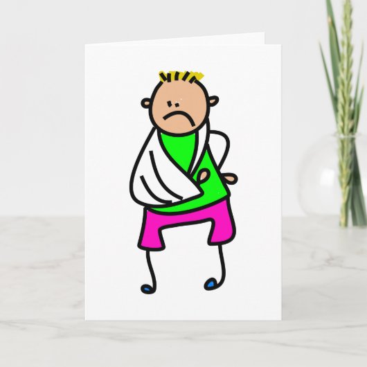 verletztes Kind Karte (Vorderseite)