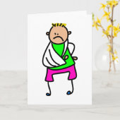 verletztes Kind Karte (Gelbe Blume)