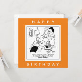 Verletzung durch einen Cartoon mit dem "Bottle Ope Karte (Vorderseite/Rückseite Beispiel)