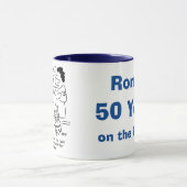 Verletzung durch einen Flaschenöffner. Funny Joke Tasse (Zentrum)