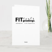 Verletzung erhalten wohle Gruß-Karte Karte (Rückseite)