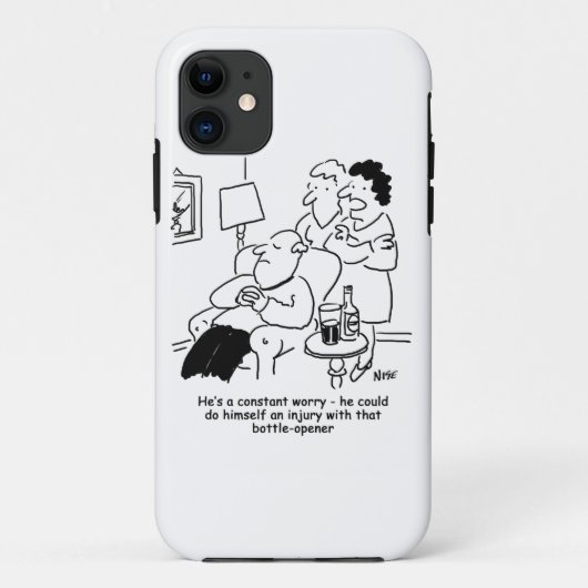 Verletzung mit einem Flaschenöffner Case-Mate iPhone Hülle (Rückseite)