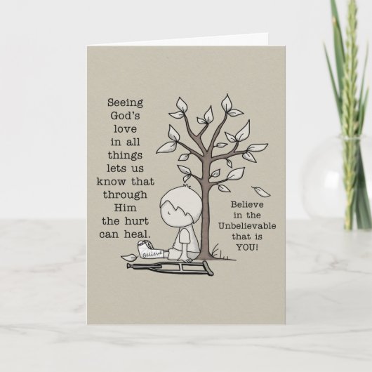 Verletzungen können gut werden karte (Vorderseite)