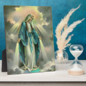 Verletzungen von Virgin Mary Fotoplatte (Seite)