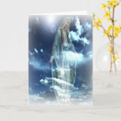 Verletzungen von Virgin Mary Karte (Gelbe Blume)