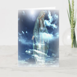 Verletzungen von Virgin Mary Karte