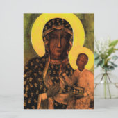 Verletzungen von Virgin Mary Karte (Stehend Vorderseite)