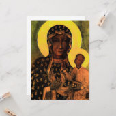 Verletzungen von Virgin Mary Karte (Vorderseite/Rückseite Beispiel)