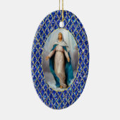 Verletzungen von Virgin Mary Keramik Ornament (Rechts)