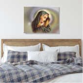 Verletzungen von Virgin Mary Leinwanddruck (Insitu (Schlafzimmer))