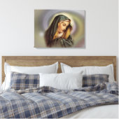 Verletzungen von Virgin Mary Leinwanddruck (Insitu (Schlafzimmer))