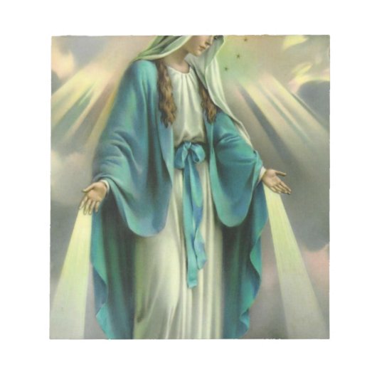 Verletzungen von Virgin Mary Notizblock (Vorderseite)